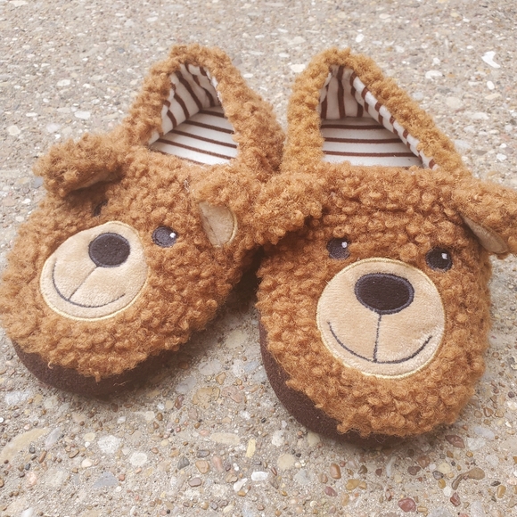 Chaussons Ours Brun Taille 21 - Enfant - France - Occasion - Tout Doux